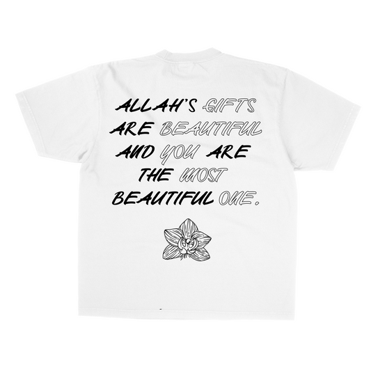 ALLAHS GIFTS WHITE/BLACK TEE