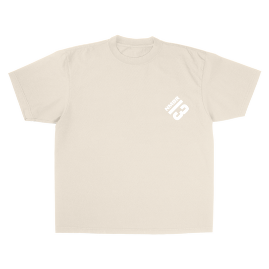 OG LOGO CREME/WHITE TEE