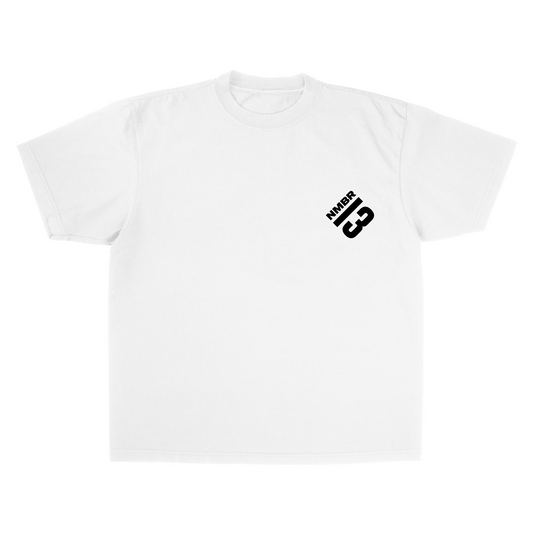 OG LOGO WHITE/BLACK TEE