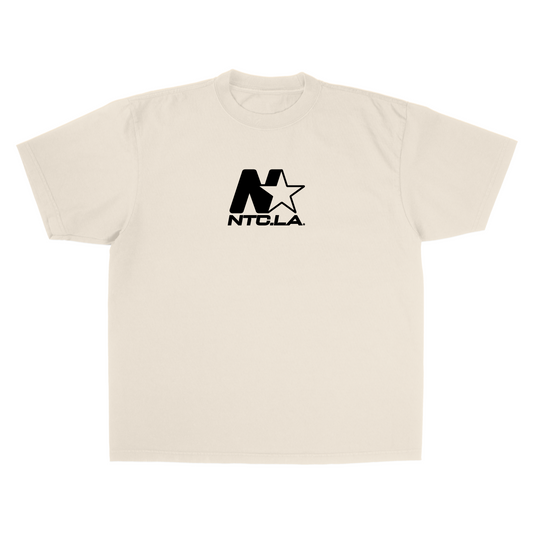 NTC LA STAR LOGO CREME/BLACK TEE