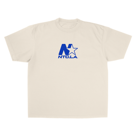 NTC LA STAR LOGO CREME/BLUE TEE