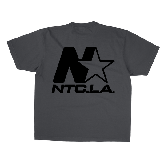 NTC LA STAR LOGO SHADOW/BLACK TEE (BACK)