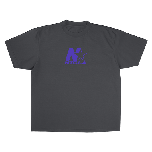 NTC LA STAR LOGO SHADOW/ROYAL PURPLE TEE
