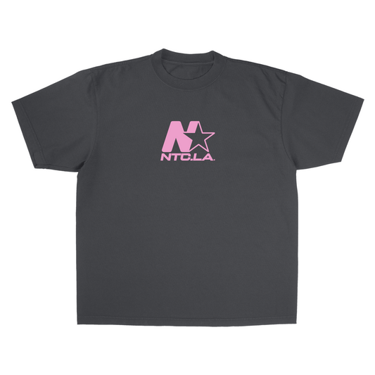 NTC LA STAR LOGO SHADOW/VIBRANT PINK TEE