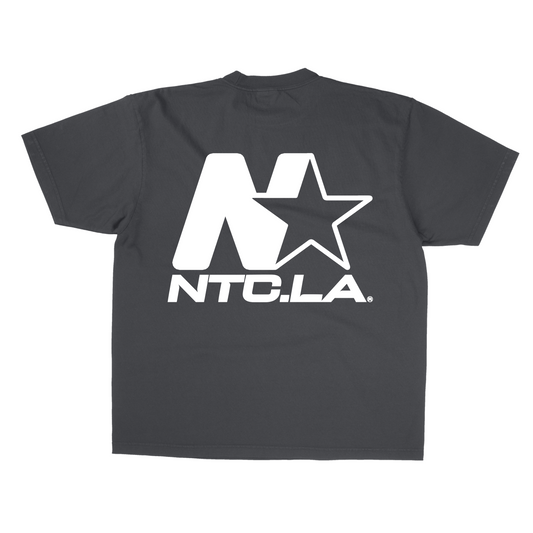NTC LA STAR LOGO SHADOW/WHITE TEE (BACK)