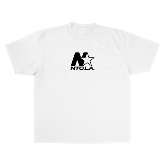 NTC LA STAR LOGO WHITE/BLACK TEE
