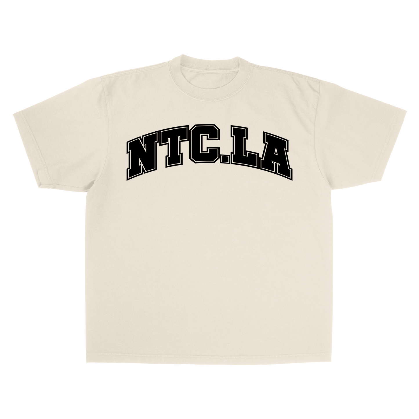 NTC LA UNI CREME/BLACK TEE
