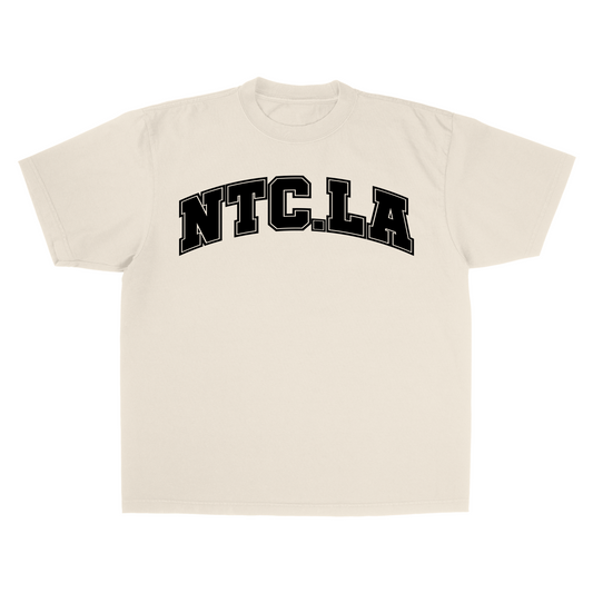 NTC LA UNI CREME/BLACK TEE