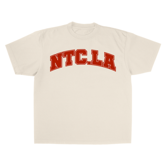 NTC LA UNI CREME/RED TEE
