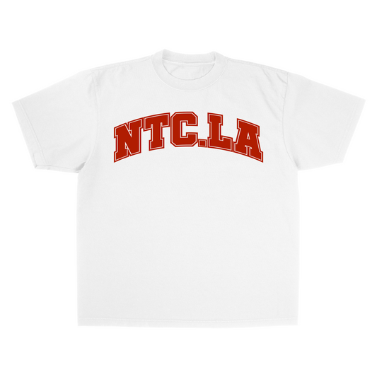 NTC LA UNI WHITE/RED TEE