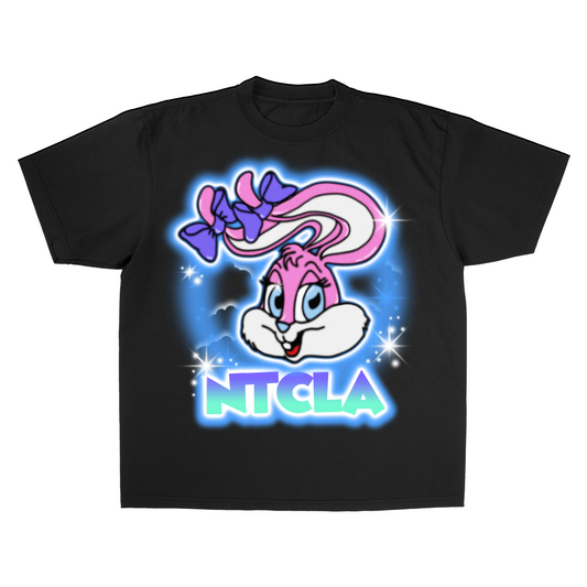 "BABS B"  BLACK TEE