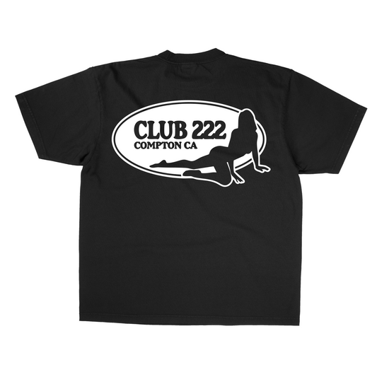 CLUB 222 BLACK/WHITE TEE