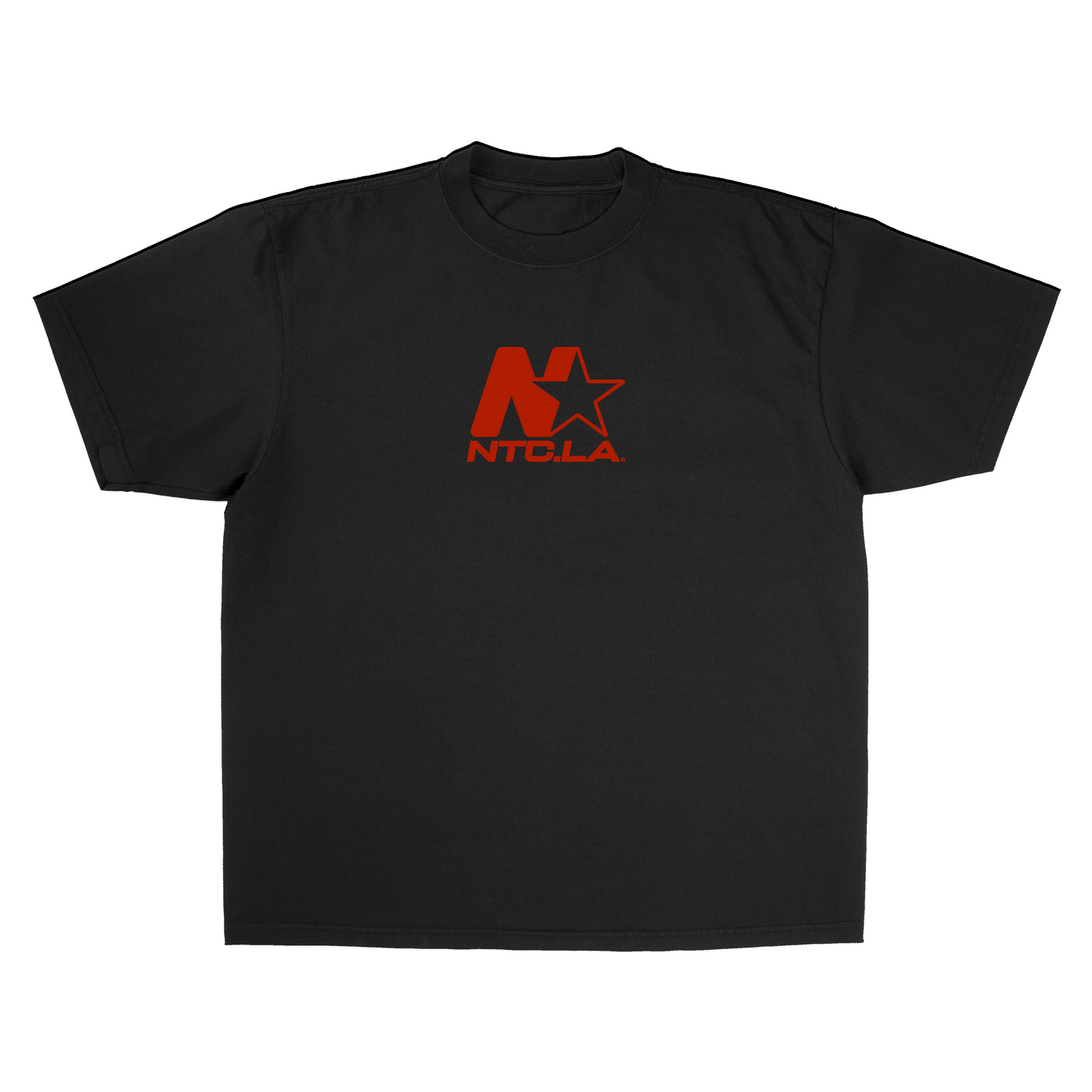 NTC LA STAR LOGO BLACK/RED TEE